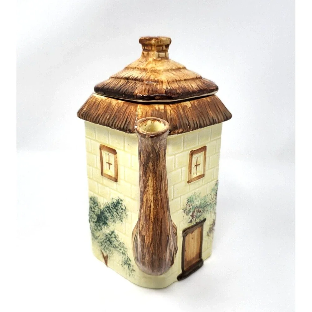VTG Keele Street Pottery Cottage Ware Coffee Pot England Hand Painted